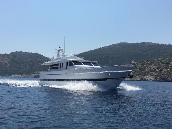 Power boat My Way for private charters in Cyprus